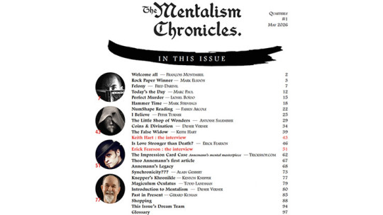 Preview: The Mentalism Chronicles Vol. 1 - Buch