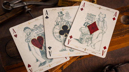 Preview: The Parlour Royale Ivory Edition (Red Edge Printing) - Pokerdeck Preview: The Parlour Royale Ivory Edition (Red Edge Printing) - Pokerdeck
