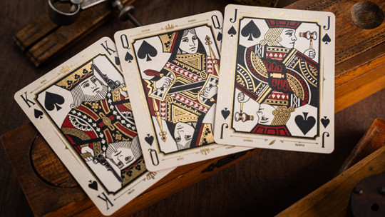 Preview: The Parlour Royale Ivory Edition (Red Edge Printing) - Pokerdeck Preview: The Parlour Royale Ivory Edition (Red Edge Printing) - Pokerdeck