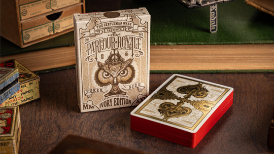 The Parlour Royale Ivory Edition (Red Edge Printing) - Pokerdeck The Parlour Royale Ivory Edition (Red Edge Printing) - Pokerdeck