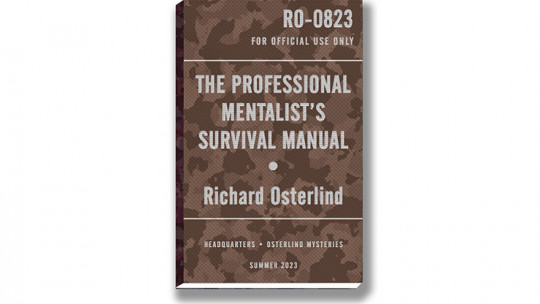 The Professional Mentalist's Survival Manual by Richard Osterlind - Buch
