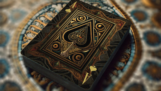 Preview: The Spirit of Cubism (Dark Black) Playing Cards