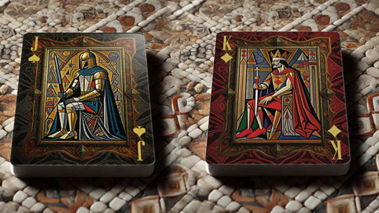 The Spirit of Cubism (Dark Black) Playing Cards