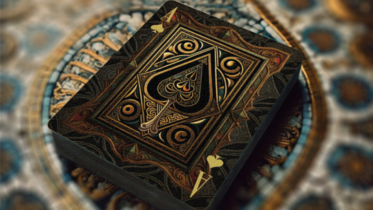 Preview: The Spirit of Cubism (Dark Red) Playing Cards