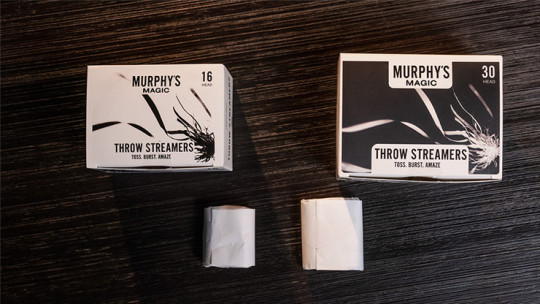 Preview: Throw Streamers 12 pk. (White / 16 Head) by Murphy's Magic