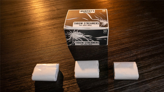 Preview: Throw Streamers 12 pk. (White / 30 Head) by Murphy's Magic