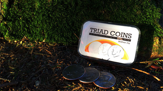 Triad Coins (Half Dollar) by Joshua Jay and Vanishing Inc. - Münzen verschwinden lassen