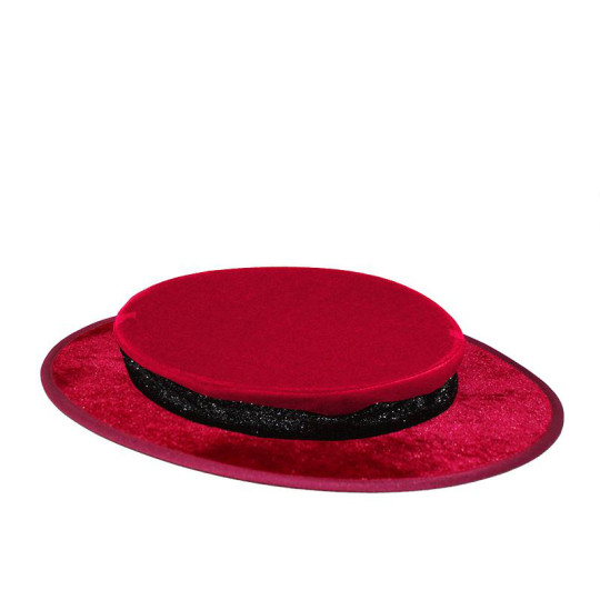 Trick Zauberhut - Faltbarer Zylinderhut mit Geheimfach (doppelter Boden) - Folding Top Hat - Super Gibus Red
