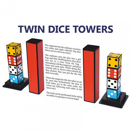Twin Dice Towers by Joker Magic - Würfelturm Zaubertrick