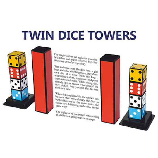 Twin Dice Towers by Joker Magic - Würfelturm Zaubertrick