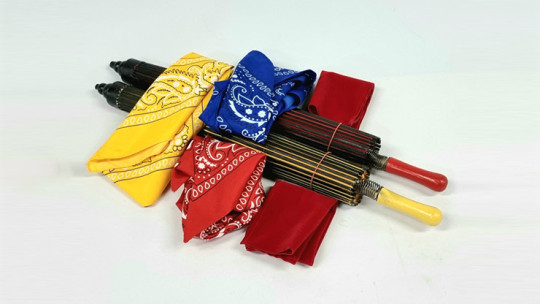 Umbrella From Bandana Set (random color for umbrella) by JL Magic