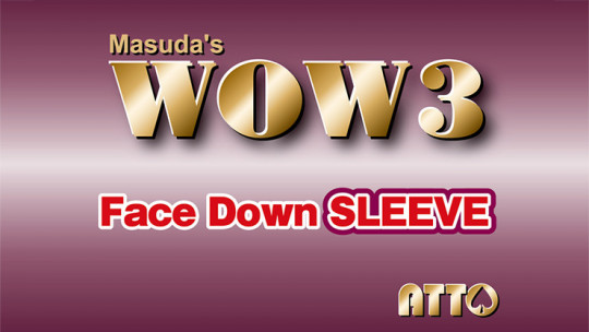 Unpräparierte Kartenhülle für WOW 3 Card by Katsuya Masuda - WOW 3 Face-Down Sleeve 