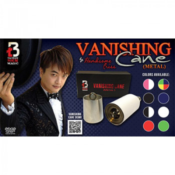 Verschwindender Stock aus Metall - Weiß - Vanishing Steel Cane by Handsome Criss and Taiwan Ben Magic