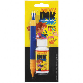 Unsichtbare Tinte mit Stift