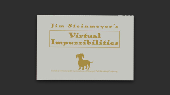 Virtual Impuzzibilities by Jim Steinmeyer - Buch