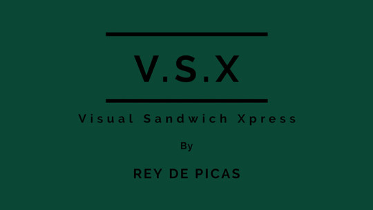 VSX (Visual Sandwich Xpress) by Rey de Picas - Video - DOWNLOAD