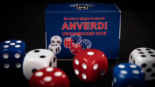 Ersatzwürfel für MENTAL DICE by Tony Anverdi  - 6 Sück/Verschiedene Farben - NON GIMMICKED DICE