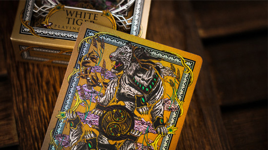 White Tiger Luxury Frame by Ark - Pokerdeck