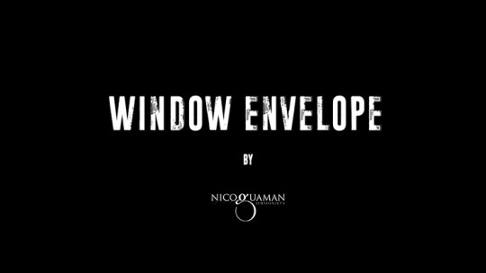 Window Envelope by Nico Guaman - Mixed Media - DOWNLOAD