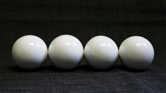 Wooden Billiard Balls (2" White) by Classic Collections