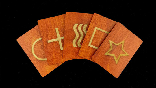 Wooden ESP Cards by Joker Magic