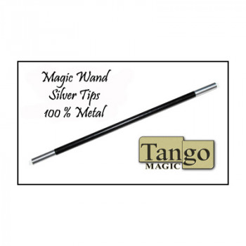 Zauberstab - Metall - Silberne Spitzen - Magic Wand by Tango