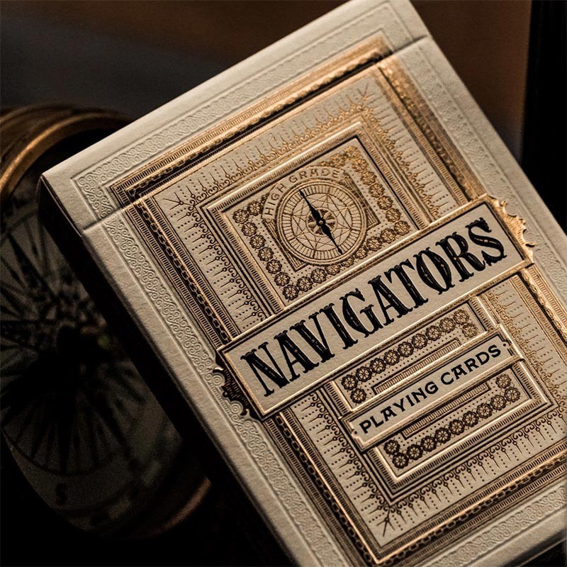 thumbnail image 2 of Large Playing Cards SOLOMAGIA Navigators Playing Cards By Theory11 Gold Playing Cards 2 of 9