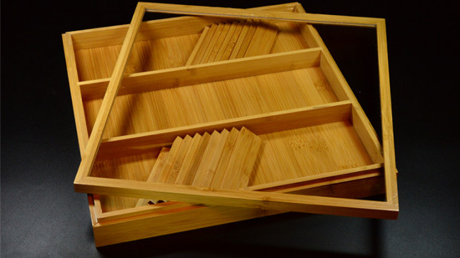  Aufbewahrungsbox aus Holz für 12 Pokerdecks - Carat Bamboo Display