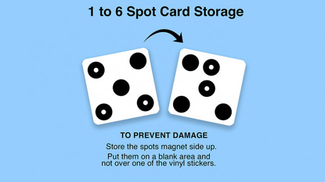 1 TO 6 SPOT CARD by Martin Lewis