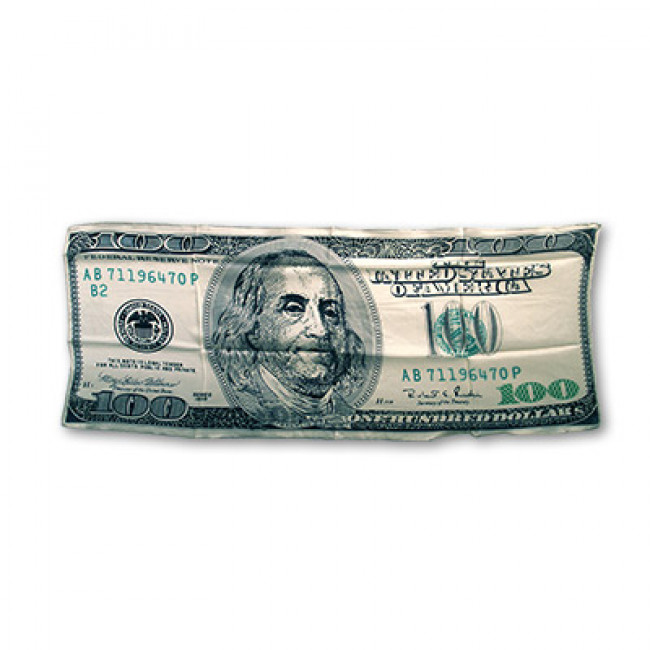 $100 bill Silk 36 inch by Magic by Gosh