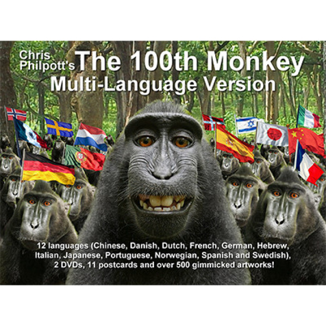 100th Monkey Multi-Language (2 DVD Set with Gimmicks) by Chris Philpott