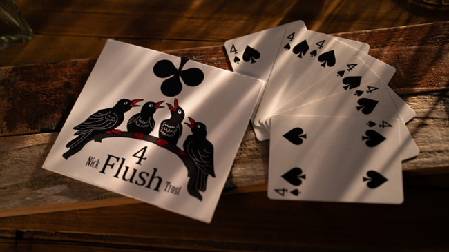 4 FLUSH BLUE by Nick Trost and Murphy's Magic
