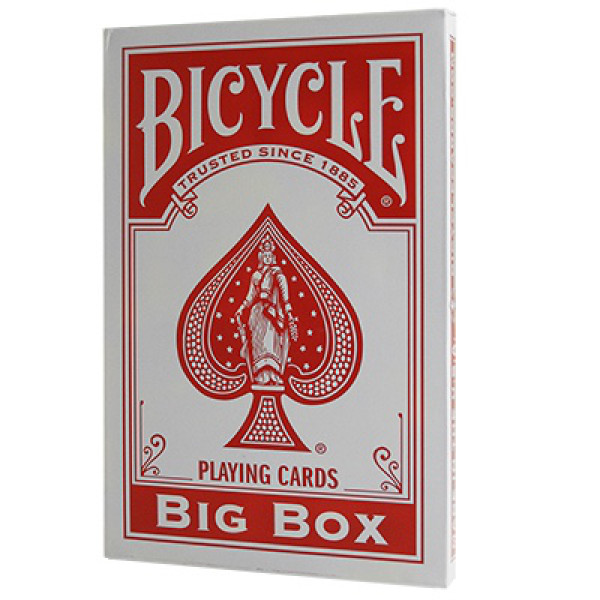 Große Spielkarten - Rot - Big Bicycle Cards - Jumbo Deck