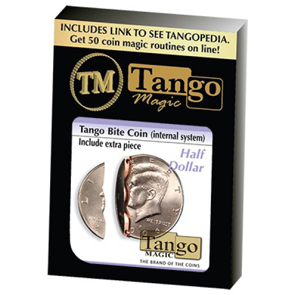 Bite Coin Half Dollar Internal System mit extra Stück by Tango