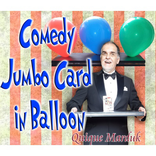 Comedy Card In Balloon by Quique Marduk - Zaubertrick