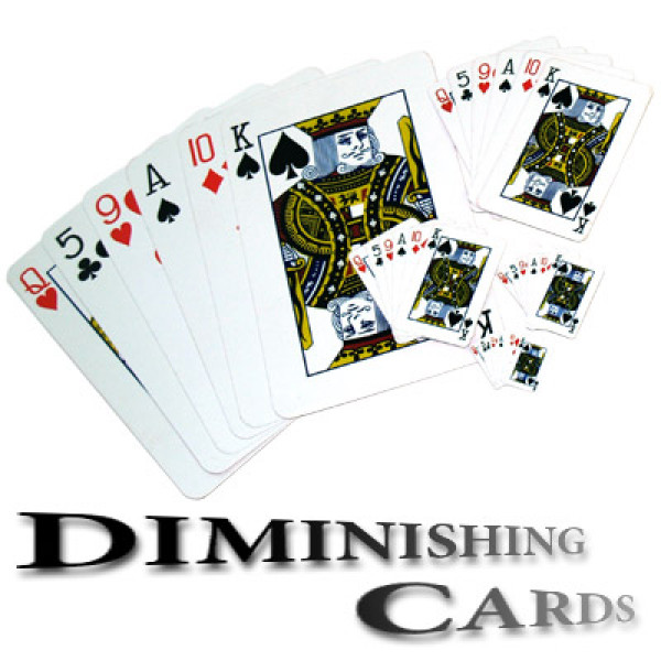 Schrumpfende Karten - Diminishing Cards by Uday - Kartentrick