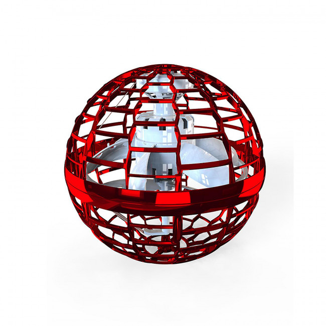 Flynova Pro - Magic Spinner Ball - Tricks mit Mini Drohne - Leuchtender Schwebeball Infinity Ball - Fliegende Boomerangkugel mit LEDs
