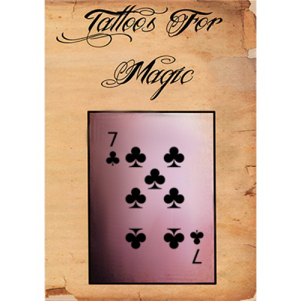 Tattoo Kartenvorhersagen - Kreuz 7 - 10 Stück - Zaubertrick