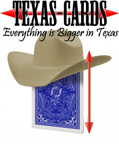 Phoenix Texas Deck - Long - Blau - Gaff Cards