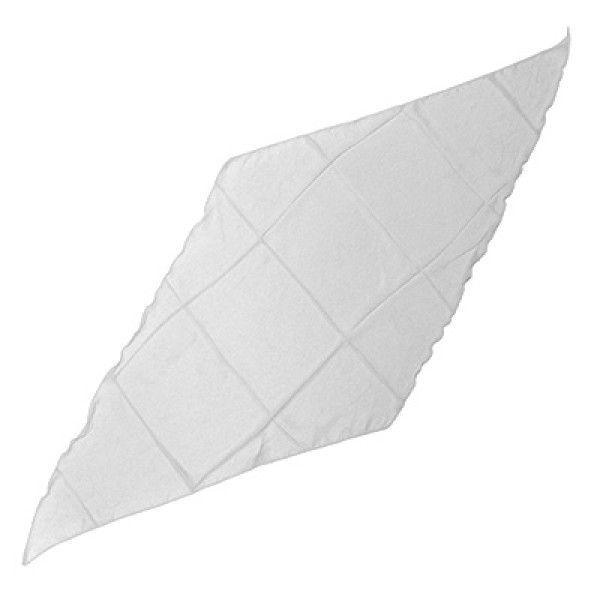 Seidentuch - Dreieckstuch - Weiß - 45cm - Diamond Silk
