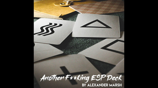 AF ESP Deck by Alexander Marsh - Markiertes Kartenspiel - Vintage Design