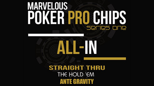 Marvelous Poker Chips - All In - Series One by Matthew Wright - Zaubertrick