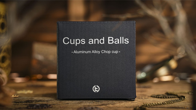 Aluminum Alloy Cups and Balls Matching Chop Cup by TCC Magic