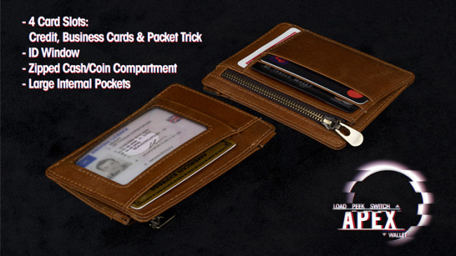 Apex Wallet Brown by Thomas Sealey - Austauschbrieftasche