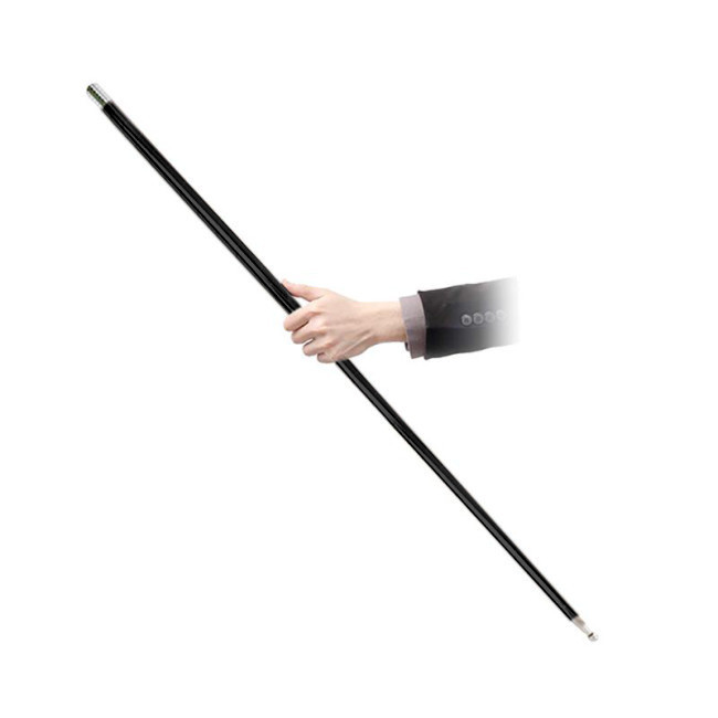 Appearing Cane Schwarz – Erscheinender Metall Zauberstab