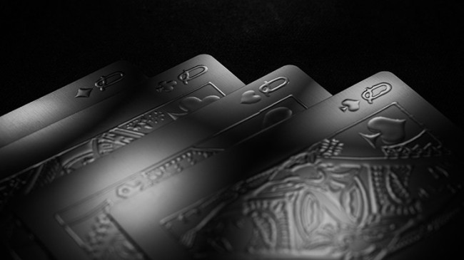 Aqua Black Invisible by MPC - Pokerdeck