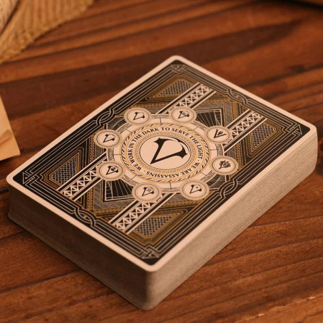 Assassin's Creed Legacy V2 Playing Cards - Black Hidden Blade Edition