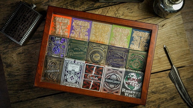 Aufbewahrungsbox aus Holz für 15 Pokerdecks - Wooden Storage Box by TCC