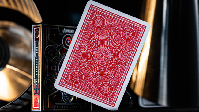 Avengers: Red Edition Playing Cards by theory11 - Pokerdeck