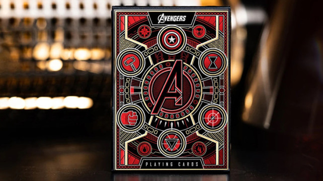 Avengers: Red Edition Playing Cards by theory11 - Pokerdeck